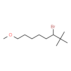 ChemSpider 2D Image | 6-Bromo-1-methoxy-7,7-dimethyloctane | C11H23BrO