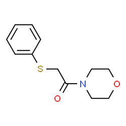 ChemSpider 2D Image | 1-(4-Morpholinyl)-2-(phenylsulfanyl)ethanone | C12H15NO2S