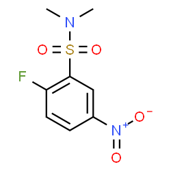 ChemSpider 2D Image | 2-Fluoro-N,N-dimethyl-5-nitrobenzenesulfonamide | C8H9FN2O4S