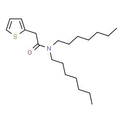 ChemSpider 2D Image | N,N-Diheptyl-2-(2-thienyl)acetamide | C20H35NOS