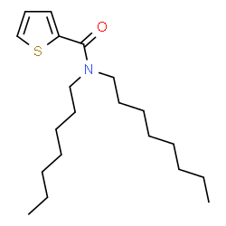 ChemSpider 2D Image | N-Heptyl-N-octyl-2-thiophenecarboxamide | C20H35NOS