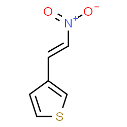 ChemSpider 2D Image | 3-[(E)-2-Nitrovinyl]thiophene | C6H5NO2S