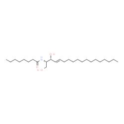 ChemSpider 2D Image | C8 ceramide | C26H51NO3