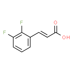 ChemSpider 2D Image | 2,3-Difluorocinnamic acid | C9H6F2O2