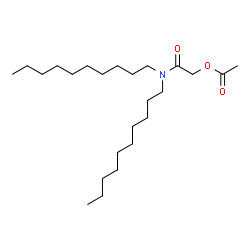 ChemSpider 2D Image | 2-(Didecylamino)-2-oxoethyl acetate | C24H47NO3