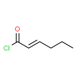 ChemSpider 2D Image | (2E)-2-Hexenoyl chloride | C6H9ClO