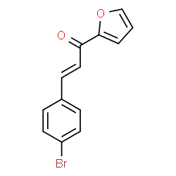ChemSpider 2D Image | (2E)-3-(4-Bromophenyl)-1-(2-furyl)-2-propen-1-one | C13H9BrO2