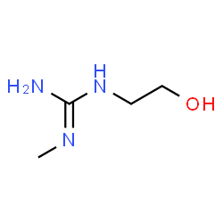 ChemSpider 2D Image | 1-(2-Hydroxyethyl)-2-methylguanidine | C4H11N3O