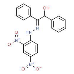ChemSpider 2D Image | (2E)-2-[(2,4-Dinitrophenyl)hydrazono]-1,2-diphenylethanol | C20H16N4O5