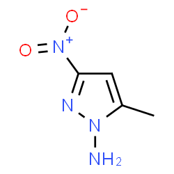 ChemSpider 2D Image | 5-Methyl-3-nitro-pyrazol-1-ylamine | C4H6N4O2