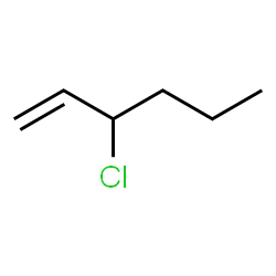 ChemSpider 2D Image | 3-Chloro-1-hexene | C6H11Cl