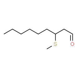 ChemSpider 2D Image | 3-(Methylsulfanyl)nonanal | C10H20OS