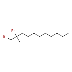 ChemSpider 2D Image | 1,2-Dibromo-2-methylundecane | C12H24Br2