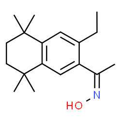 ChemSpider 2D Image | (1Z)-1-(3-Ethyl-5,5,8,8-tetramethyl-5,6,7,8-tetrahydro-2-naphthalenyl)-N-hydroxyethanimine | C18H27NO