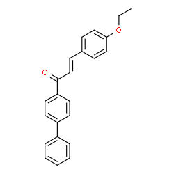 ChemSpider 2D Image | (2E)-1-(4-Biphenylyl)-3-(4-ethoxyphenyl)-2-propen-1-one | C23H20O2