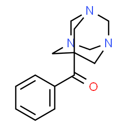 ChemSpider 2D Image | 1,3,5-Triazaadamantane, 7-benzoyl- | C14H17N3O