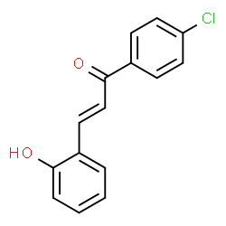 ChemSpider 2D Image | (2E)-1-(4-Chlorophenyl)-3-(2-hydroxyphenyl)-2-propen-1-one | C15H11ClO2