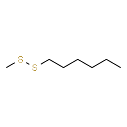 ChemSpider 2D Image | Methyl n-hexyl disulfide | C7H16S2