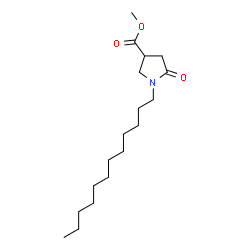 ChemSpider 2D Image | 1-Lauryl-4-methyloxycarbonyl-2-pyrrolidone | C18H33NO3