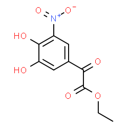 ChemSpider 2D Image | Ethyl (3,4-dihydroxy-5-nitrophenyl)(oxo)acetate | C10H9NO7