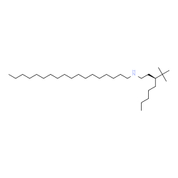 ChemSpider 2D Image | N-[(3S)-3-(2-Methyl-2-propanyl)octyl]-1-octadecanamine | C30H63N