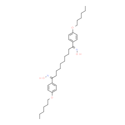 ChemSpider 2D Image | (1Z,10E)-1,10-Bis[4-(hexyloxy)phenyl]-N,N'-dihydroxy-1,10-decanediimine | C34H52N2O4