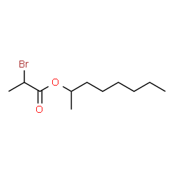 ChemSpider 2D Image | 2-Octanyl 2-bromopropanoate | C11H21BrO2