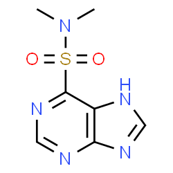 ChemSpider 2D Image | Purine-6-sulfonamide, N,N-dimethyl- | C7H9N5O2S