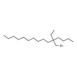 ChemSpider 2D Image | 5-(Bromomethyl)-5-ethylpentadecane | C18H37Br