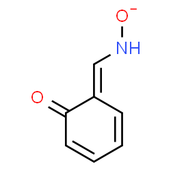 ChemSpider 2D Image | {[(E)-(6-Oxo-2,4-cyclohexadien-1-ylidene)methyl]amino}oxidanide | C7H6NO2