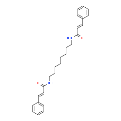 ChemSpider 2D Image | (2E,2'E)-N,N'-1,8-Octanediylbis(3-phenylacrylamide) | C26H32N2O2
