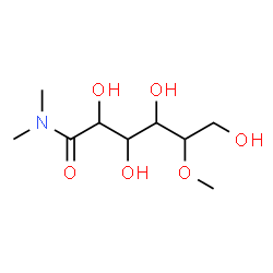 ChemSpider 2D Image | 2,3,4,6-Tetrahydroxy-5-methoxy-N,N-dimethylhexanamide | C9H19NO6