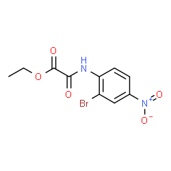 ChemSpider 2D Image | Ethyl [(2-bromo-4-nitrophenyl)amino](oxo)acetate | C10H9BrN2O5