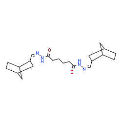 ChemSpider 2D Image | N'~1~,N'~6~-Bis[(Z)-bicyclo[2.2.1]hept-2-ylmethylene]hexanedihydrazide | C22H34N4O2