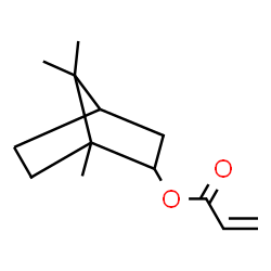 ChemSpider 2D Image | 1,7,7-Trimethylbicyclo[2.2.1]hept-2-yl acrylate | C13H20O2