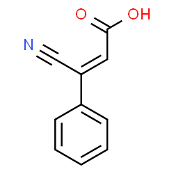 ChemSpider 2D Image | (2Z)-3-Cyano-3-phenylacrylic acid | C10H7NO2