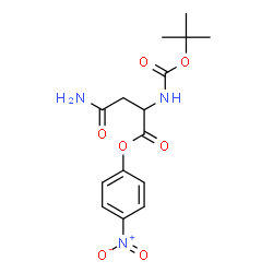 ChemSpider 2D Image | Boc-Asn-ONp | C15H19N3O7