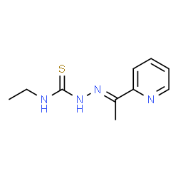 ChemSpider 2D Image | N-Ethyl-2-[1-(2-pyridinyl)ethylidene]hydrazinecarbothioamide | C10H14N4S