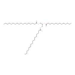 ChemSpider 2D Image | 3-(Palmitoyloxy)-2-(tetradecanoyloxy)propyl stearate | C51H98O6