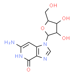ChemSpider 2D Image | 6-amino-1-pentofuranosyl-1H-imidazo[4,5-c]pyridin-4-ol | C11H14N4O5