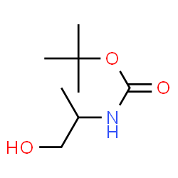 ChemSpider 2D Image | N-Boc-DL-2-amino-1-propanol | C8H17NO3