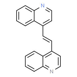ChemSpider 2D Image | 4-(2-(4-Quinolinyl)vinyl)quinoline | C20H14N2