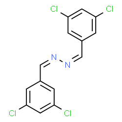ChemSpider 2D Image | (1Z,2Z)-Bis(3,5-dichlorobenzylidene)hydrazine | C14H8Cl4N2