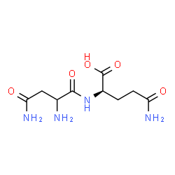 ChemSpider 2D Image | Asparaginyl-D-glutamine | C9H16N4O5