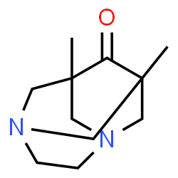 ChemSpider 2D Image | 1,8-Dimethyl-3,6-diazatricyclo[4.3.1.13,8]undecan-9-one | C11H18N2O