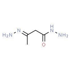 ChemSpider 2D Image | (3E)-3-Hydrazonobutanehydrazide | C4H10N4O