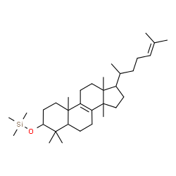 ChemSpider 2D Image | 3-[(Trimethylsilyl)oxy]lanosta-8,24-diene | C33H58OSi