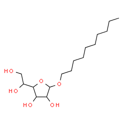 ChemSpider 2D Image | Decyl hexofuranoside  | C16H32O6