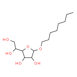 ChemSpider 2D Image | Octyl hexofuranoside  | C14H28O6