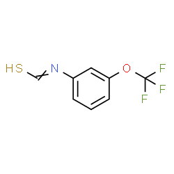 ChemSpider 2D Image | {[3-(Trifluoromethoxy)phenyl]imino}methanethiol | C8H6F3NOS